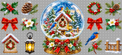 16oz Christmas-S  3094